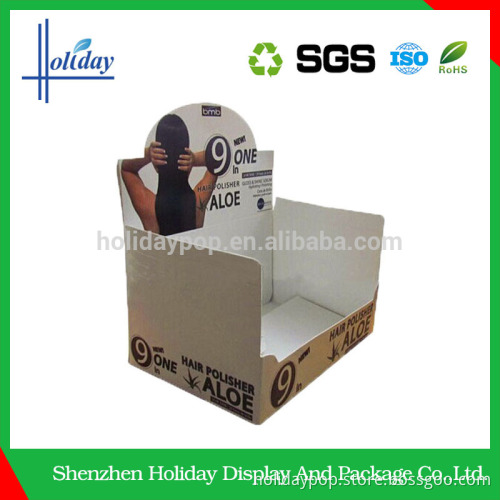 Large capacity cardboard counter display